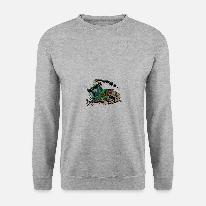 0921 JD steckt fest - Unisex Pullover - Weißgrau meliert