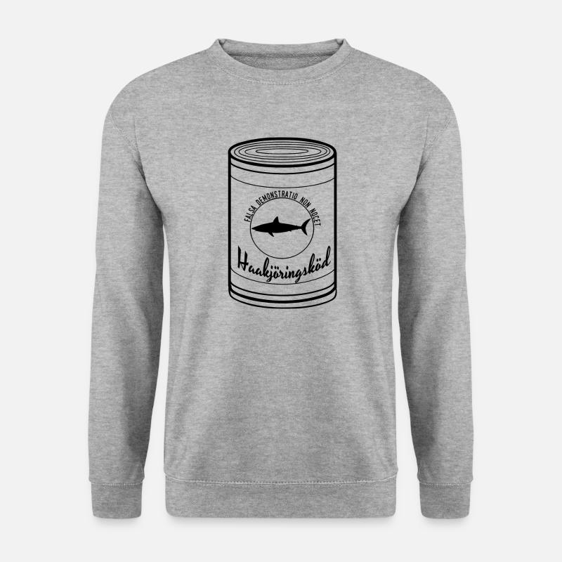 Haakjöringsköd | Jura Urteil - Unisex Pullover - Weißgrau meliert
