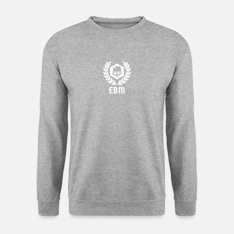 EBM Soldier - Unisex Pullover - Weißgrau meliert