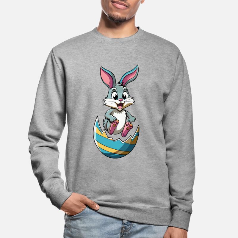 Happy Easter - Easter Bunny - Easter Egg - Cartoon Unisex Sweatshirt