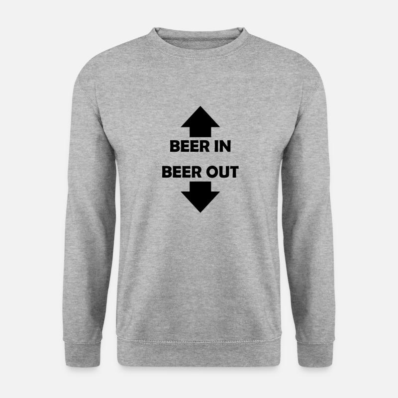 beer in beer out - Unisex Sweatshirt - salt & pepper