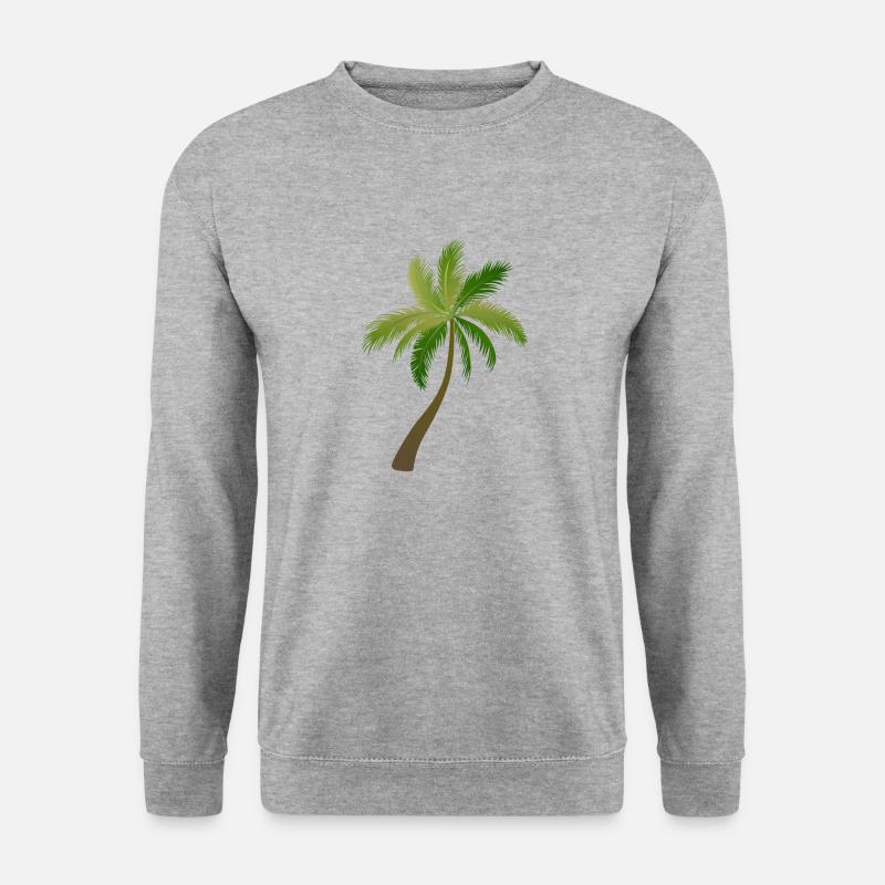 palm tree palm palms - Unisex Sweatshirt - salt & pepper