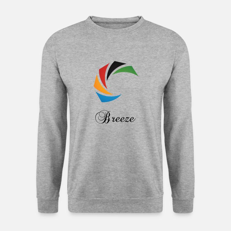 Brise - Unisex Pullover - Weißgrau meliert
