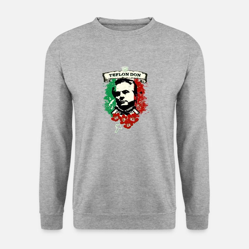 Gotti - Unisex Pullover - Weißgrau meliert