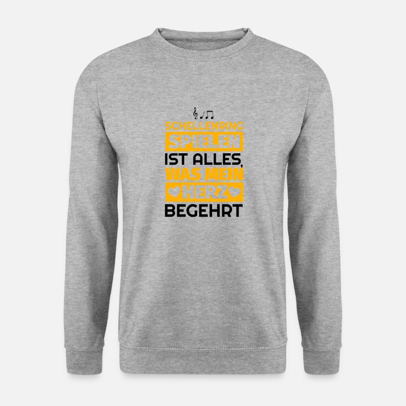 Schellenring Geschenke - Unisex Pullover - Weißgrau meliert