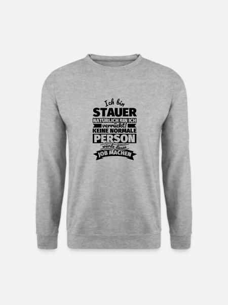 Stauer Geschenke - Unisex Pullover - Weißgrau meliert