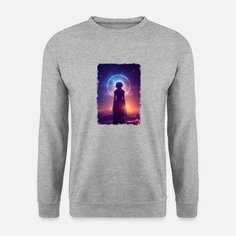 Guds vogter - Unisex sweater - hvidgrå meleret