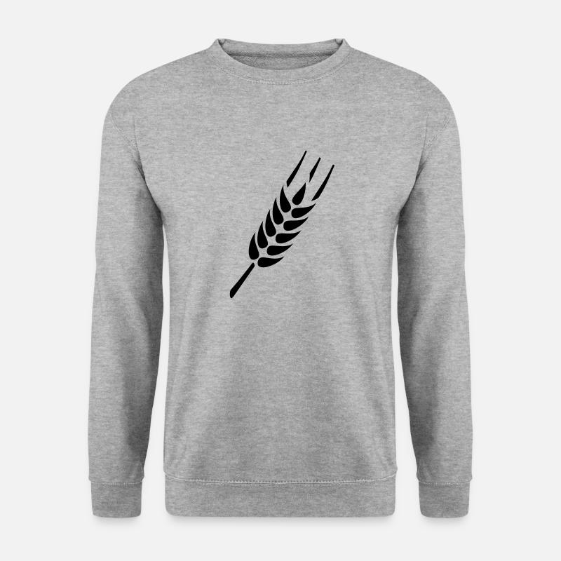 Ähre - Unisex Pullover - Weißgrau meliert