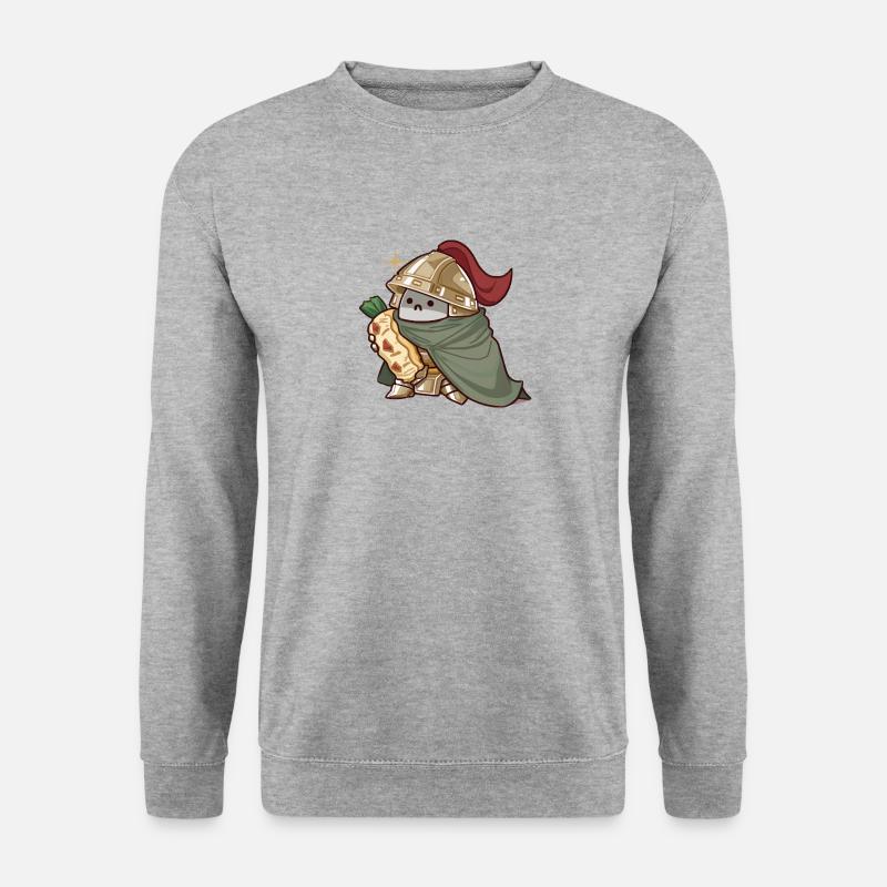 Ritter - Unisex Pullover - Weißgrau meliert