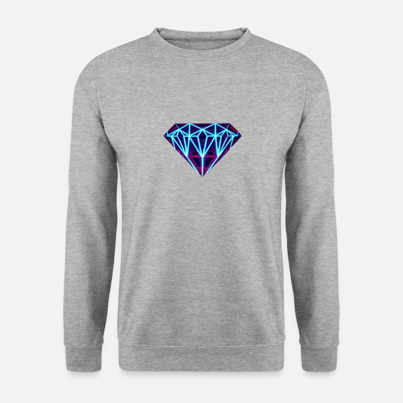 Neon Diamond - Unisex Sweatshirt - salt & pepper