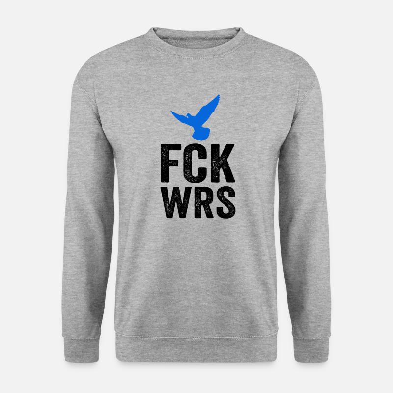 FCK WRS - Unisex Sweatshirt - salt & pepper