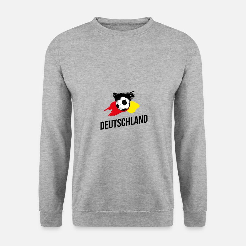 Fußball Deutschland Tor - Unisex Pullover - Weißgrau meliert