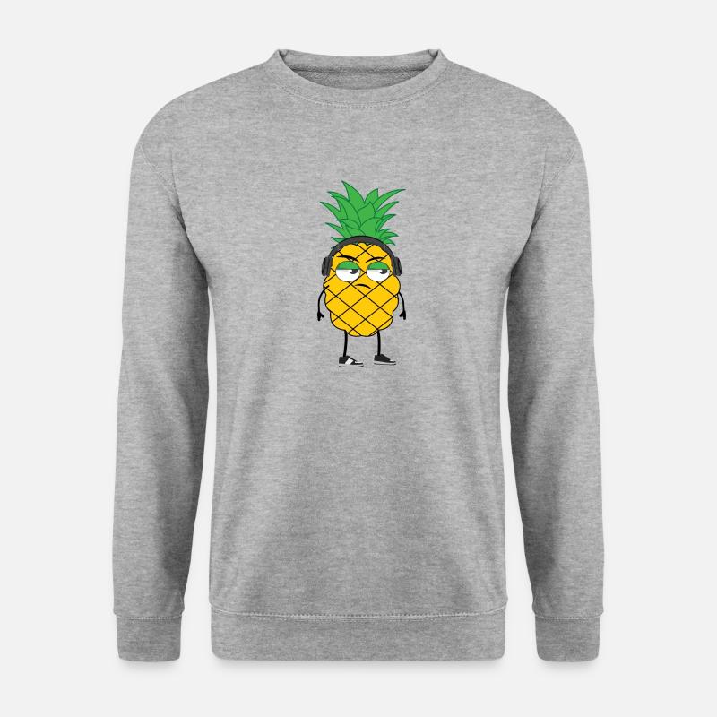 CDMO Pineapple - Unisex Pullover - Weißgrau meliert