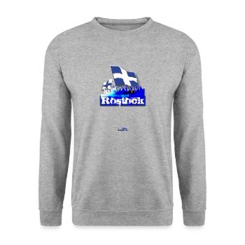 Rostock - Sweat-shirt Unisexe - gris chiné - Devant - Alina (178cm) & Michal (187cm)