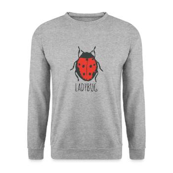 ladybug - Unisex Sweatshirt - salt & pepper - Front - Alina (178cm) & Michal (187cm)
