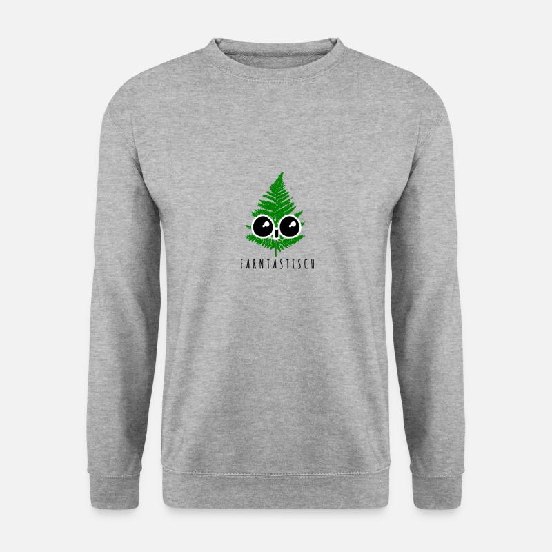 farntastisch - Unisex Pullover - Weißgrau meliert