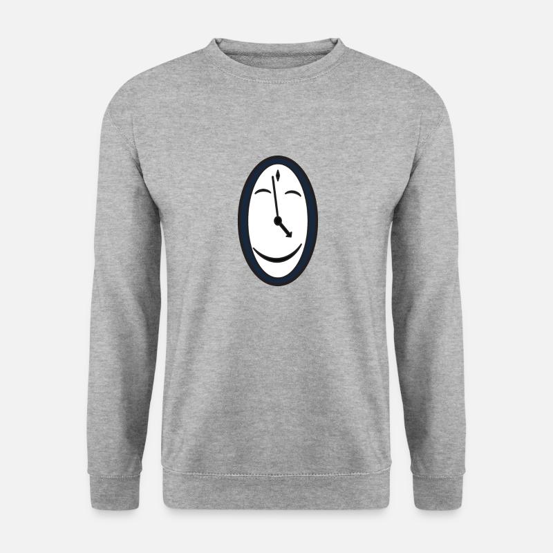 Clock Time Clock Hands - Unisex Sweatshirt - salt & pepper