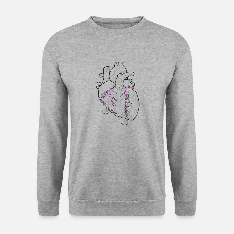 Heart - Unisex Sweatshirt - salt & pepper