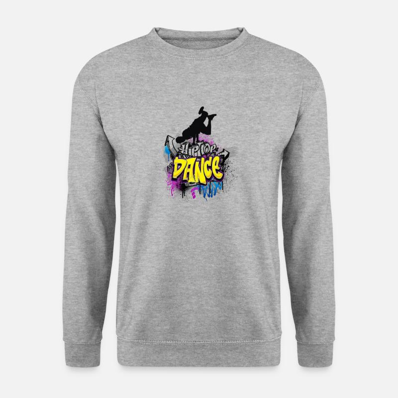 hiphop dance - Unisex Pullover - Weißgrau meliert