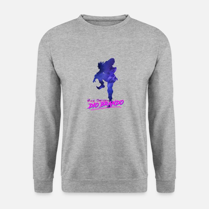 Gott Brando Outrun - Unisex Pullover - Weißgrau meliert