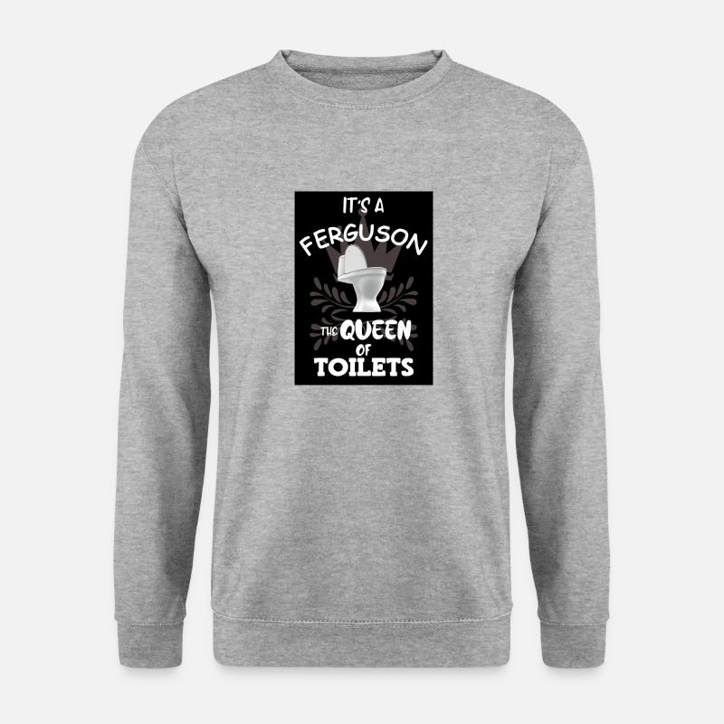 Ferguson - die Königin unter den Schüsseln! - Unisex Pullover - Weißgrau meliert