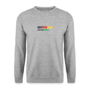 Politik deutschland wahl gendern lgbt liberal - Unisex Pullover - Weißgrau meliert - Vorne - Alina (178cm) & Michal (187cm)