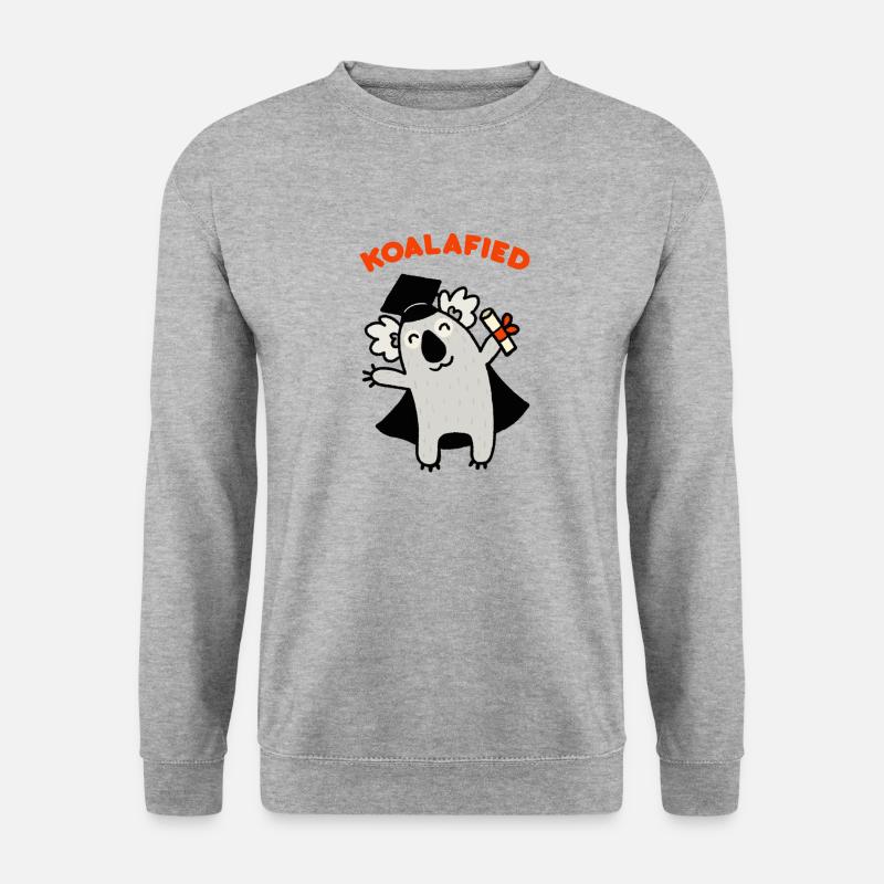 Koalafied - Unisex Pullover - Weißgrau meliert