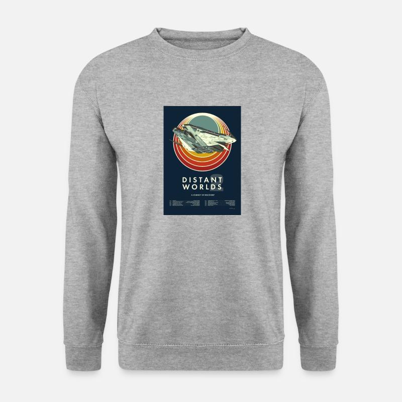 Remote Worlds 2 Roadie - Unisex Pullover - Weißgrau meliert