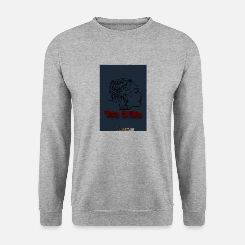 Tata B. Logo- tata.b.tate - Unisex Pullover - Weißgrau meliert