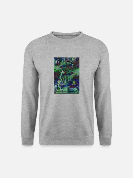 Debt is debt - Unisex Pullover - Weißgrau meliert