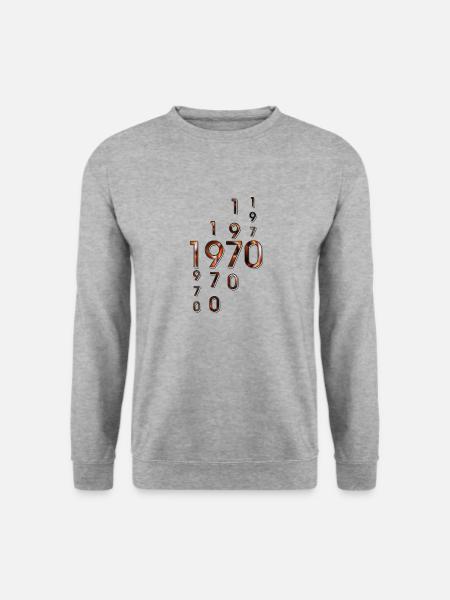 1970 Year - Unisex Sweatshirt - salt & pepper