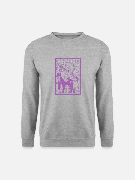 Birthday for children - Unisex Sweatshirt - salt & pepper