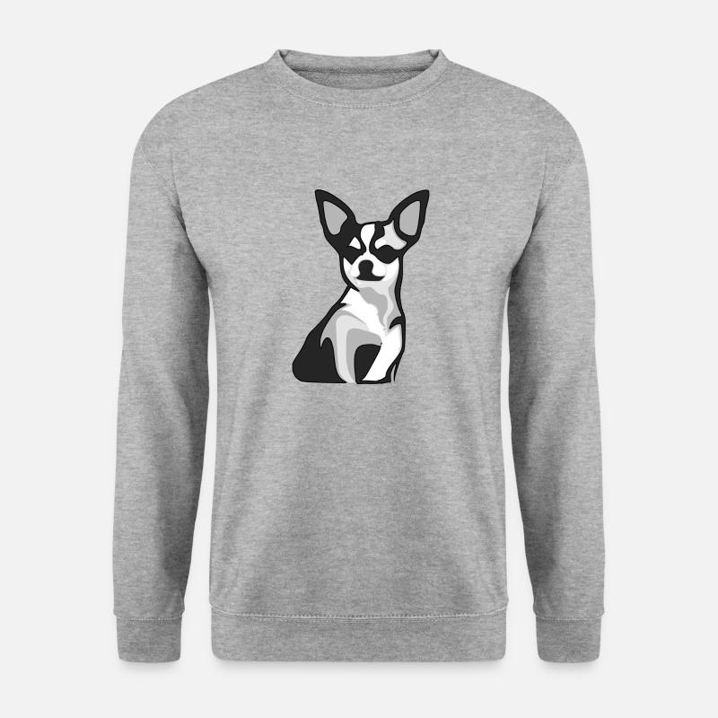 Chiwawa - Unisex Pullover - Weißgrau meliert