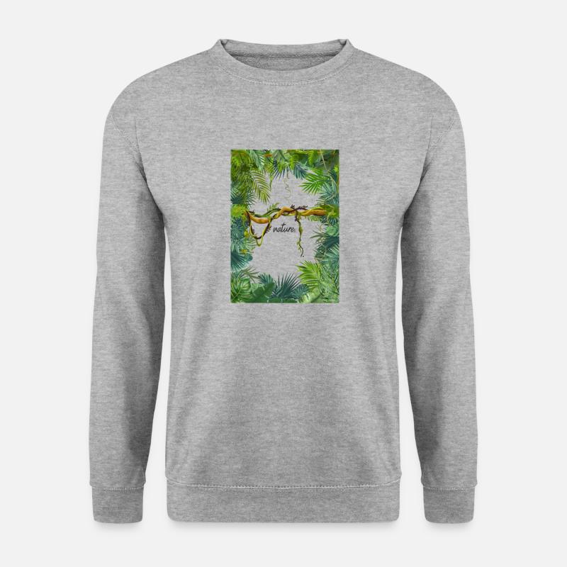 nature. - Unisex Pullover - Weißgrau meliert