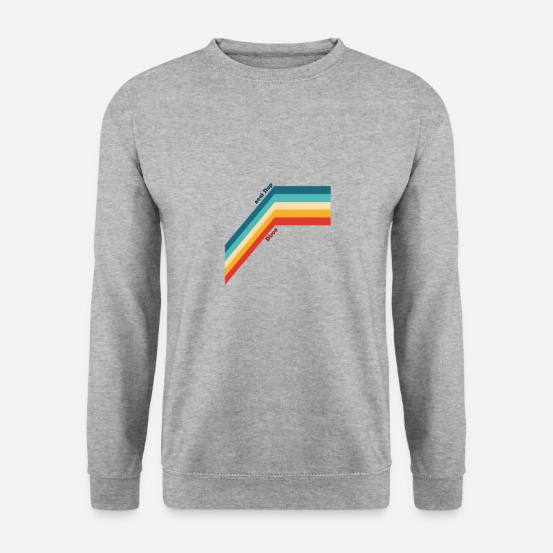 next stop disco - Unisex Pullover - Weißgrau meliert