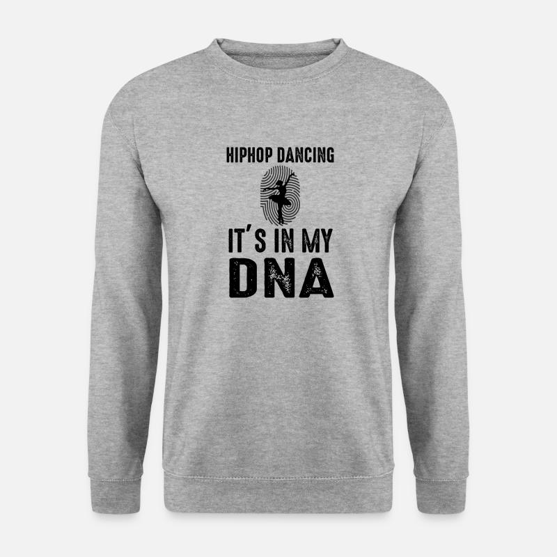 Dancing Dance Music - Unisex Pullover - Weißgrau meliert