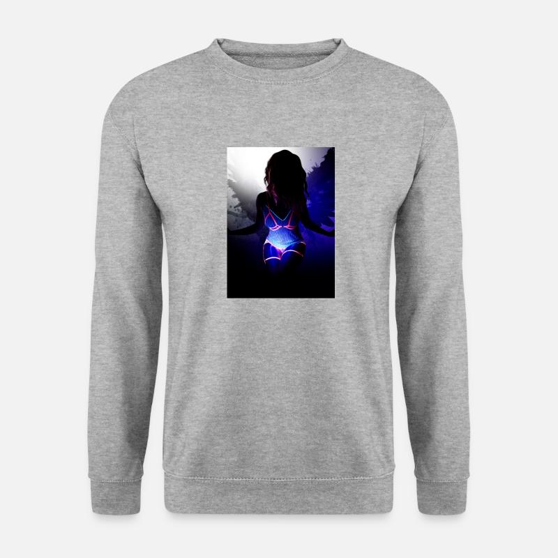 Fallen Angel - Unisex Pullover - Weißgrau meliert