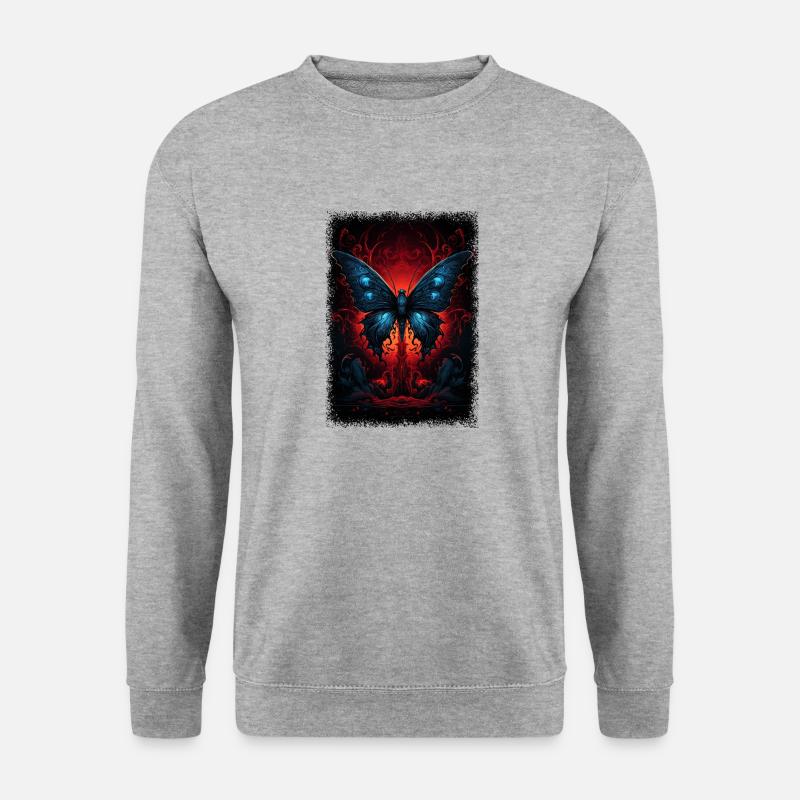happy cool statement trending present - Unisex Pullover - Weißgrau meliert