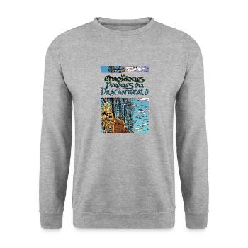 navire - Sweat-shirt Unisexe - gris chiné - Devant - Alina (178cm) & Michal (187cm)