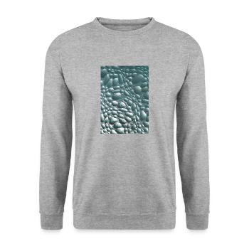 Nature's Harmony" Men's Graphic T-Shirt - Unisex Sweatshirt - salt & pepper - Front - Alina (178cm) & Michal (187cm)