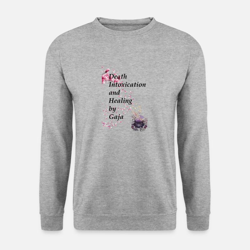 beinlinks 1 - Unisex Pullover - Weißgrau meliert