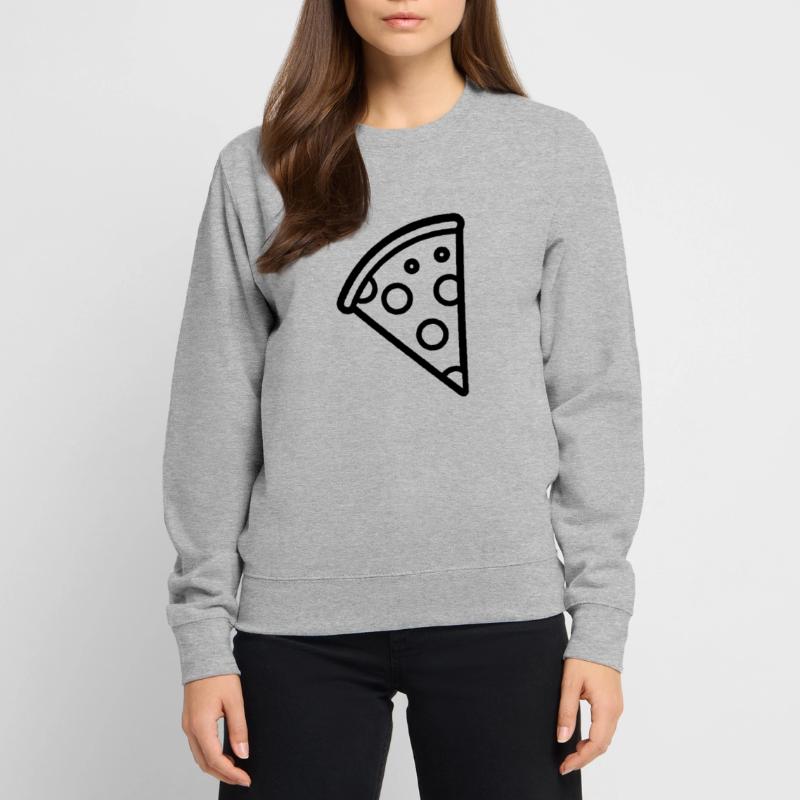part de pizza Sweat-shirt Unisexe