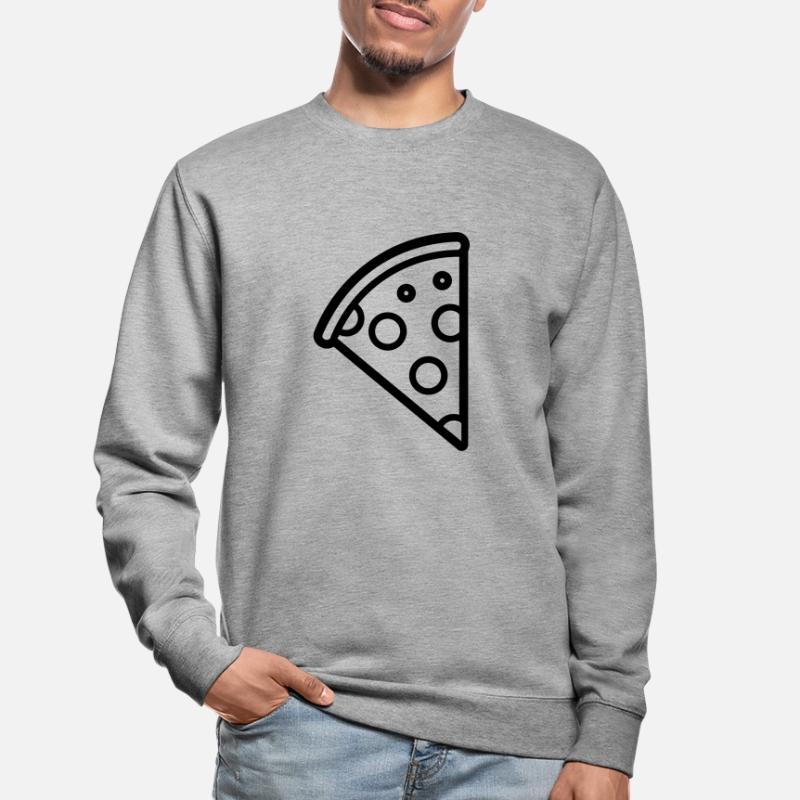part de pizza Sweat-shirt Unisexe