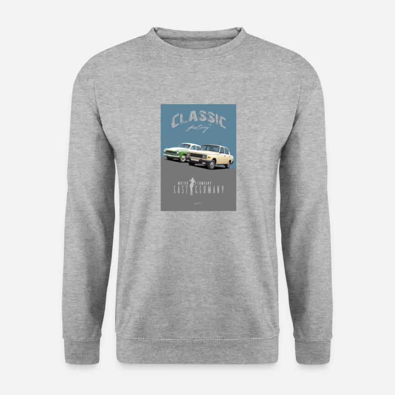 T Shirt Wartburg 2023 15 - Unisex Pullover - Weißgrau meliert