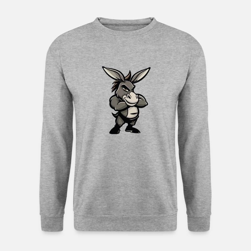 Donkey Comic - Unisex Sweatshirt - salt & pepper