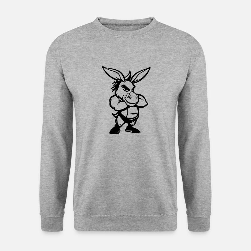Donkey Comic - Unisex Sweatshirt - salt & pepper