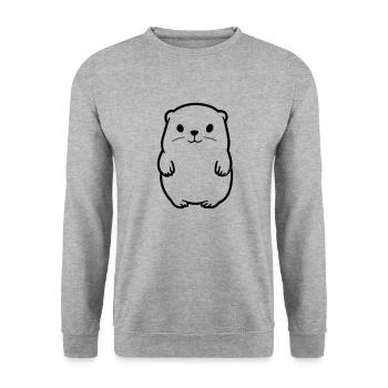 Marmot - Unisex Sweatshirt - salt & pepper - Front - Alina (178cm) & Michal (187cm)