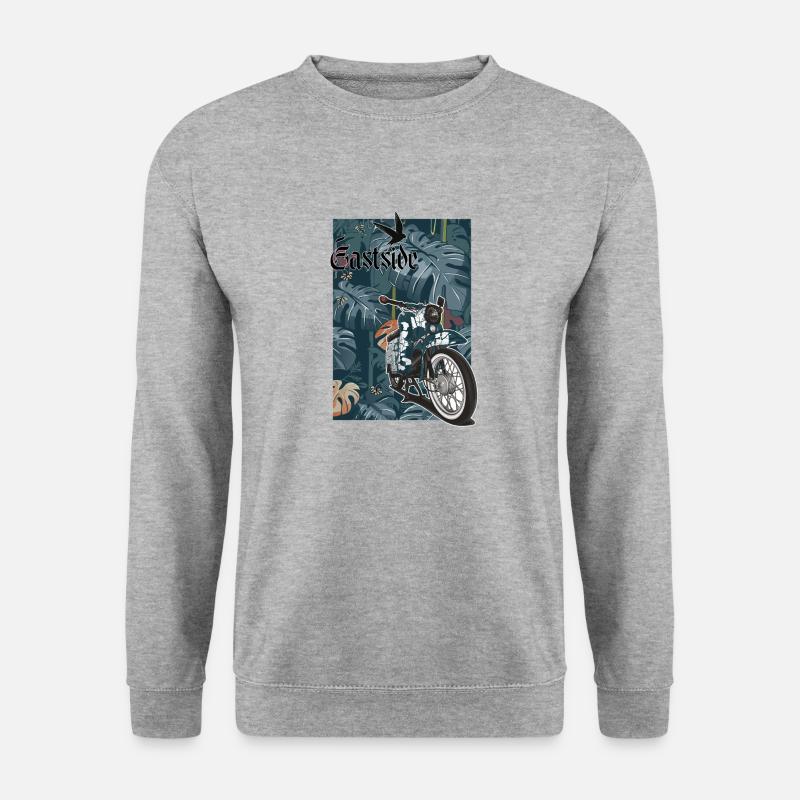 Schwalbe KR51/1 // Illustration - Unisex Pullover - Weißgrau meliert