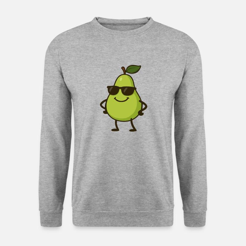 Pear Comic Cool - Unisex Sweatshirt - salt & pepper