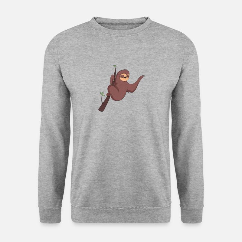 Procrastinating Sloth | Sleeping sloth - Unisex Sweatshirt - salt & pepper